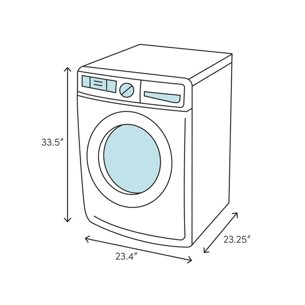 Summit Appliance 2.7 Cu. ft. Front Load Washer and 2 Cu. ft Electric